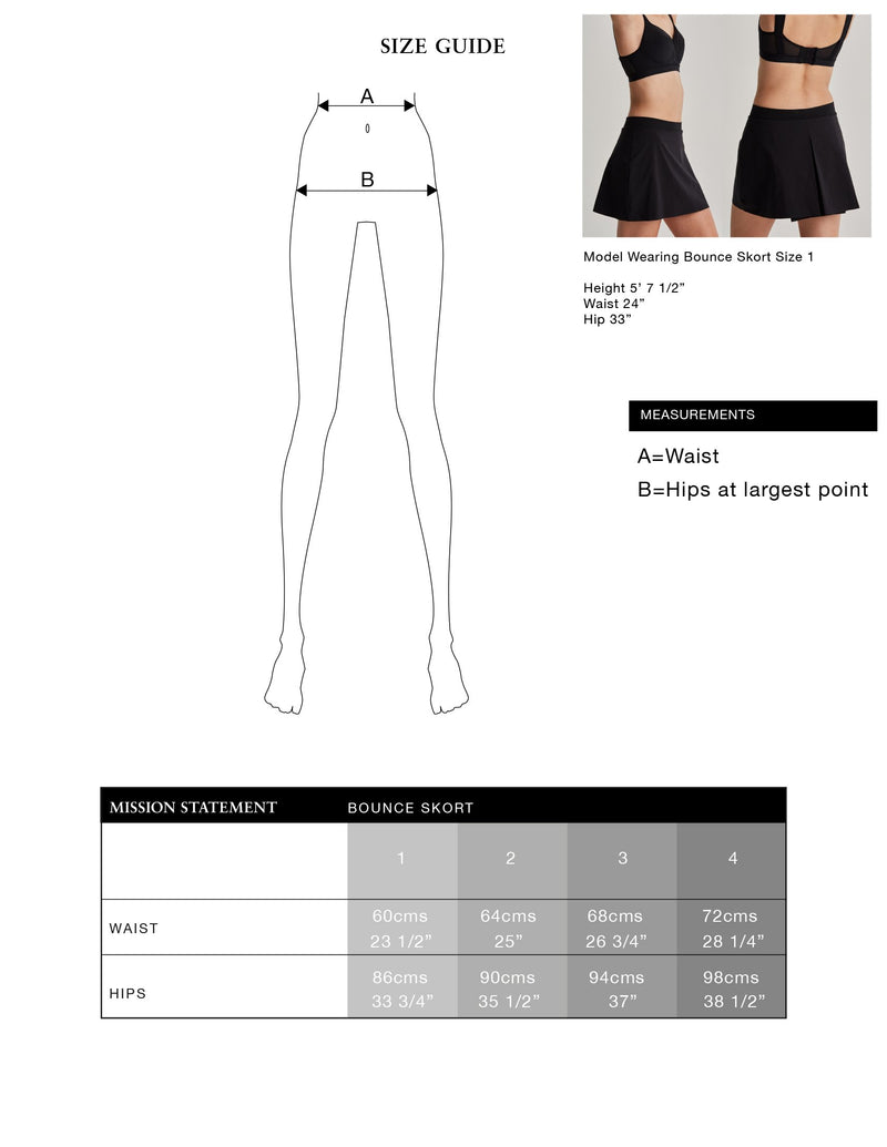 Mission Statement Apparel Bottom Bounce Skort