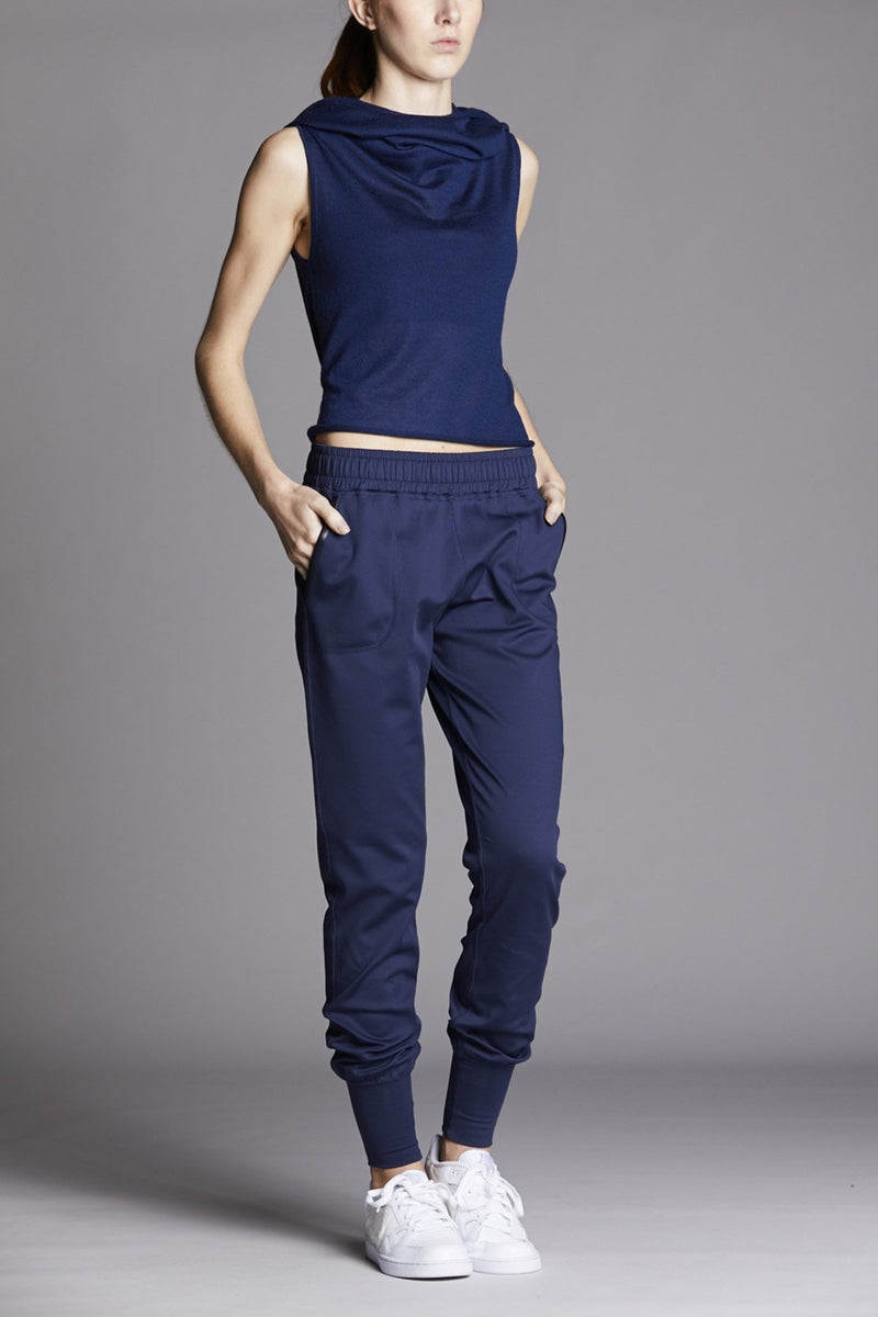 Womens navy blue deals track pants
