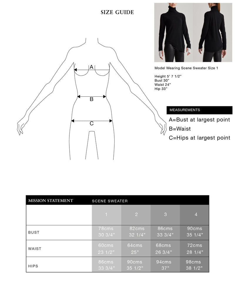 Mission Statement Apparel Top Scene Sweater